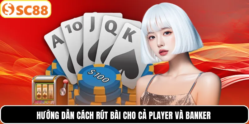 Hướng dẫn cách rút bài cho cả Player và Banker