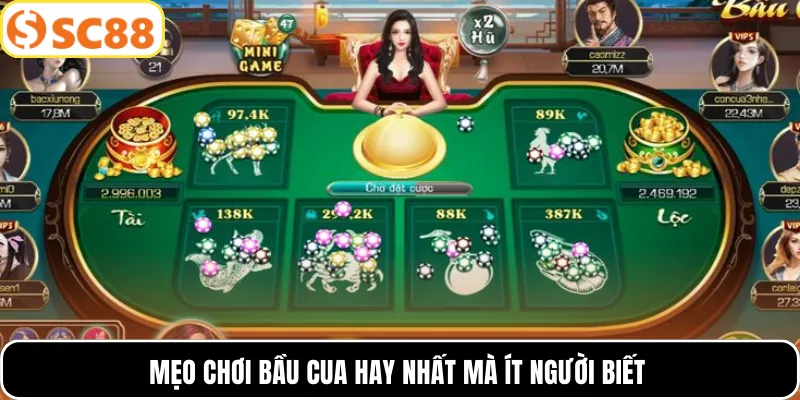 Mẹo chơi bầu cua hay nhất mà ít người biết